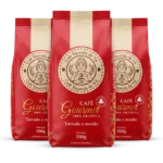 Kit com 3 Cafés Gourmet<BR>100% Arábica Torrado e Moído<BR>500g cada